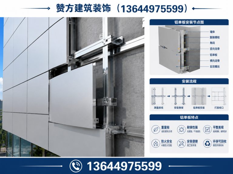 沈北新区铝单板安装展示图